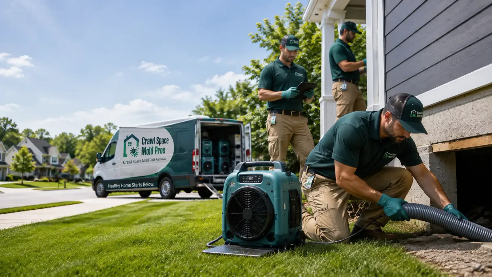 Crawl Space Mold Removal in Wrights, IL
